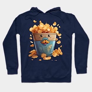 Crinkly potato chips Hoodie